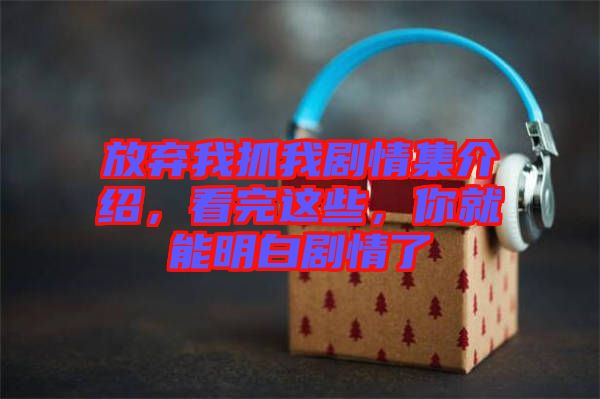 放棄我抓我劇情集介紹，看完這些，你就能明白劇情了