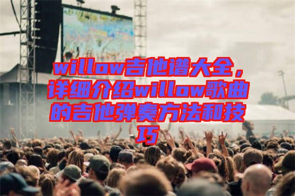 willow吉他譜大全，詳細(xì)介紹willow歌曲的吉他彈奏方法和技巧