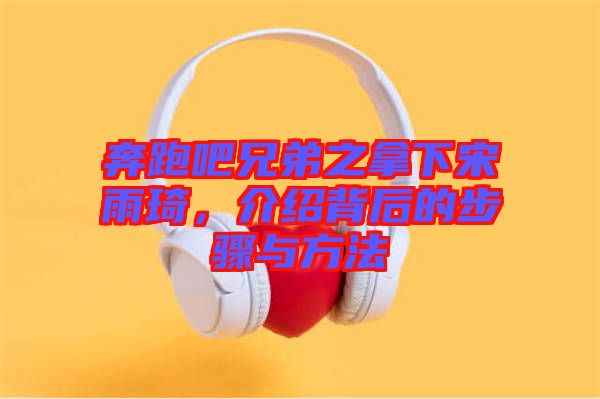 奔跑吧兄弟之拿下宋雨琦，介紹背后的步驟與方法