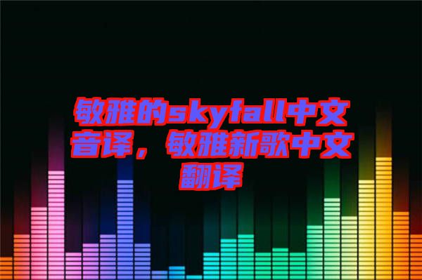 敏雅的skyfall中文音譯，敏雅新歌中文翻譯