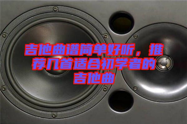 吉他曲譜簡單好聽，推薦幾首適合初學(xué)者的吉他曲