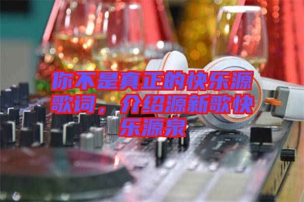 你不是真正的快樂源歌詞，介紹源新歌快樂源泉