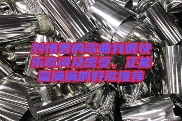 劉惜君的歌曲我很快樂歌詞及感受，正能量滿滿的好歌推薦